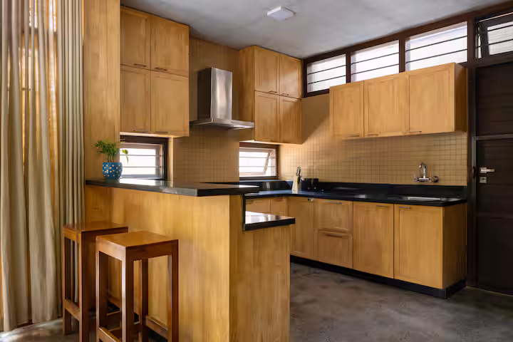 the kitchen island